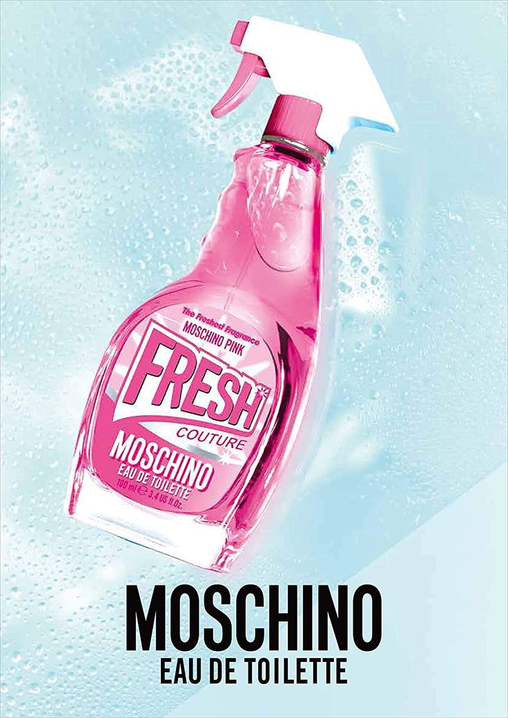 Pink Fresh Couture Moschino para Mujeres
