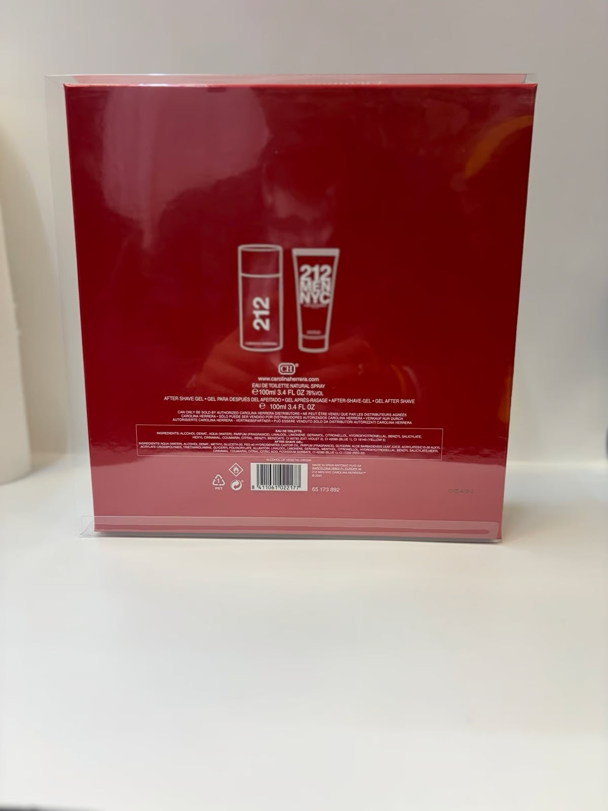 212 Men NYC by Carolina Herrera 2pc set