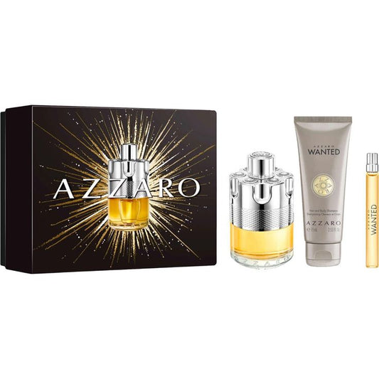 AZZARO WANTED 3PC MEN GIFT SET  BY AZZARO